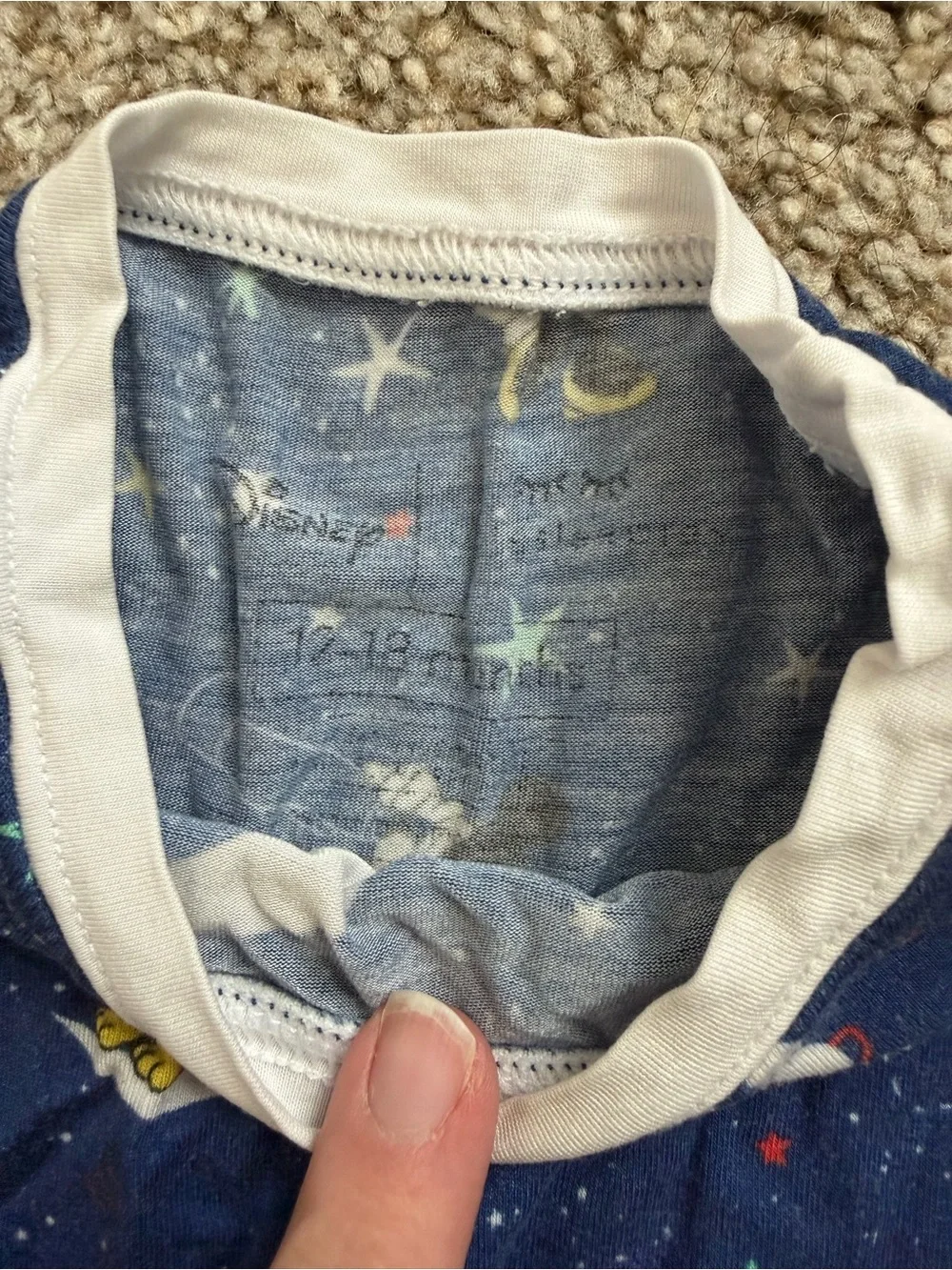 Little sleepies Disney Mickey Pajama Set